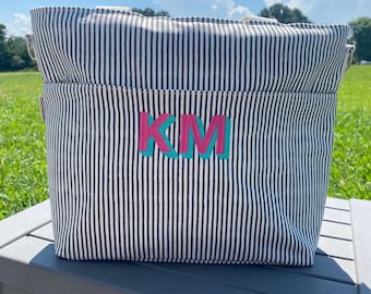 Personalized cooler, monogrammed large cooler, bridesmaid gift, insulated cooler bag, insulated snack bag, lake cooler, beach cooler