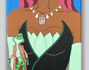 Zoe and the Frog Lord by LauriJon™ Design Studio