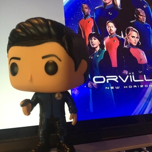 Custom Hand-painted SEASON 3 Capt. Ed Mercer Orville Funko Pop, painted by Lauri Jon™ Studio City. Capt. Ed Mercer Pop only image 4