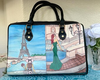 Bonjour Paris Ciao Roma Handbag by LauriJon™ Design Studio