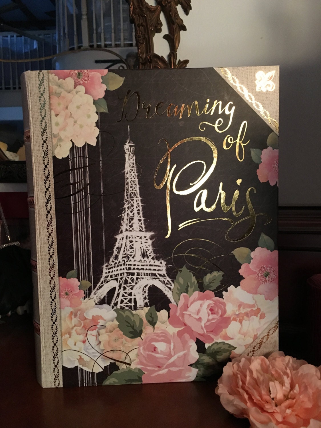 Paris Decorative Book Box Jewelry Holder by LauriJon™ Studio