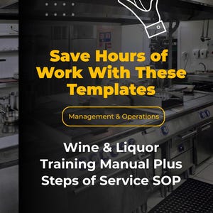 Complete Restaurant Training Guide, Steps of Service, Wine, and Liquor Knowledge in Details