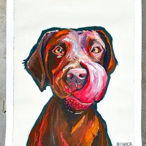 Retrato de mascota personalizado y colorido: arte para perros y gatos hecho a mano, regalo perfecto para las fiestas