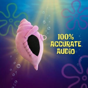 SpongeBob Magic Conch Shell Plush Toy - Soft Fandom Gift for Kids & Fans