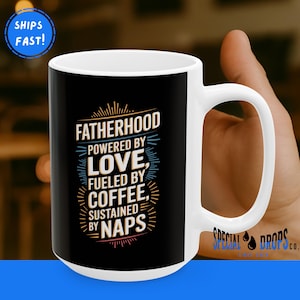 Funny Dad Coffee Mug - Best-Selling Father&#39;s Day Gift for Tired Fathers, 11oz Ceramic Cup, Dad Humor, Gift from Kids, Relatable Dad Mug,