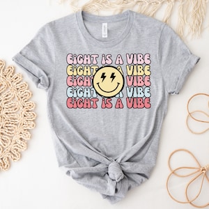 Girls Birthday shirt, 8th birthday shirt girl, groovy birthday, birthday shirt 8, girls 8th birthday shirt, 8th birthday, eight is a vibe