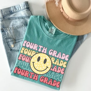 Fourth grade Teacher Shirt | Fourth Grade Team shirts | retro Teacher shirt | Teacher Gift | Teacher Sweatshirt | 4th grade teacher | teach