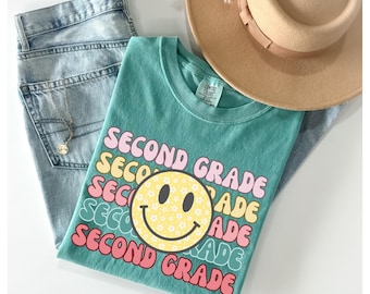 Second grade Shirt | Second Grade Teacher Shirt | Second Grade Team shirts | retro Teacher shirt | Back To School Shirt | Kids Second Grade