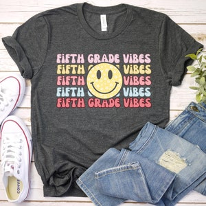 Fifth Grade Teacher Shirt Fifth Grade Team Shirts Retro - Etsy