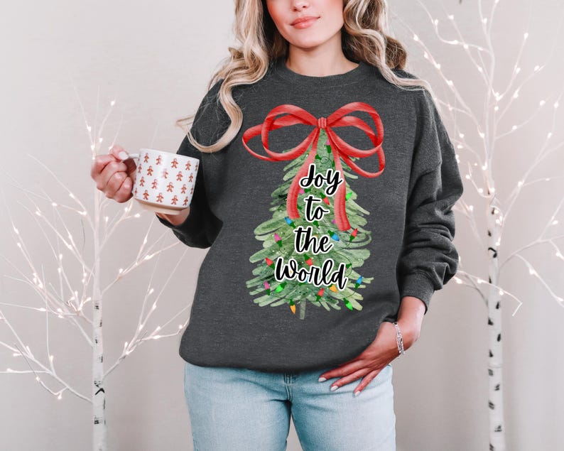 Joy to the World Sweatshirt, Christmas Sweatshirt, Nativity Sweatshirt