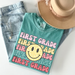 First grade Teacher Shirt | First Grade Team shirts | retro Teacher shirt | Teacher Gift | Teacher Sweatshirt | 1st grade teacher | teach