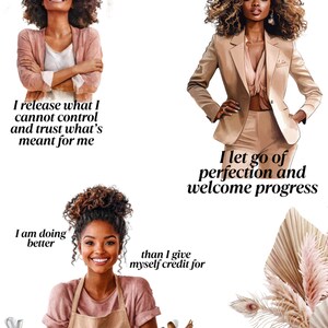 Her Empowered Affirmations Digital Sticker Pack For Goodnotes 24