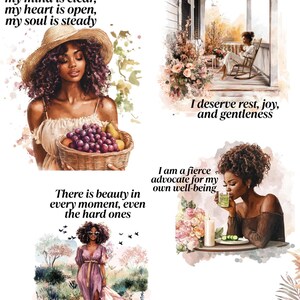 Her Empowered Affirmations Digital Sticker Pack For Goodnotes 24