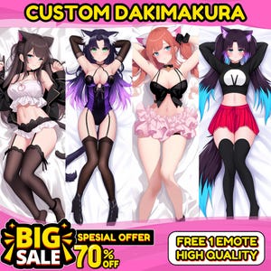 Custom Anime Dakimakura Body Pillow, Custom Dakimakura, Dakimakura, Anime Dakimakura, Fan Art Dakimakura, Dakimakura Art, Dakimakura Couple.
