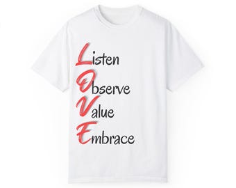 Unisex plaggfärgad t-shirt