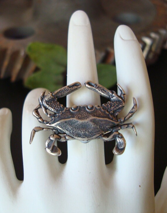Ring Jewelry Crabs Got Them Crabs Rings That Is. Quality Etsy