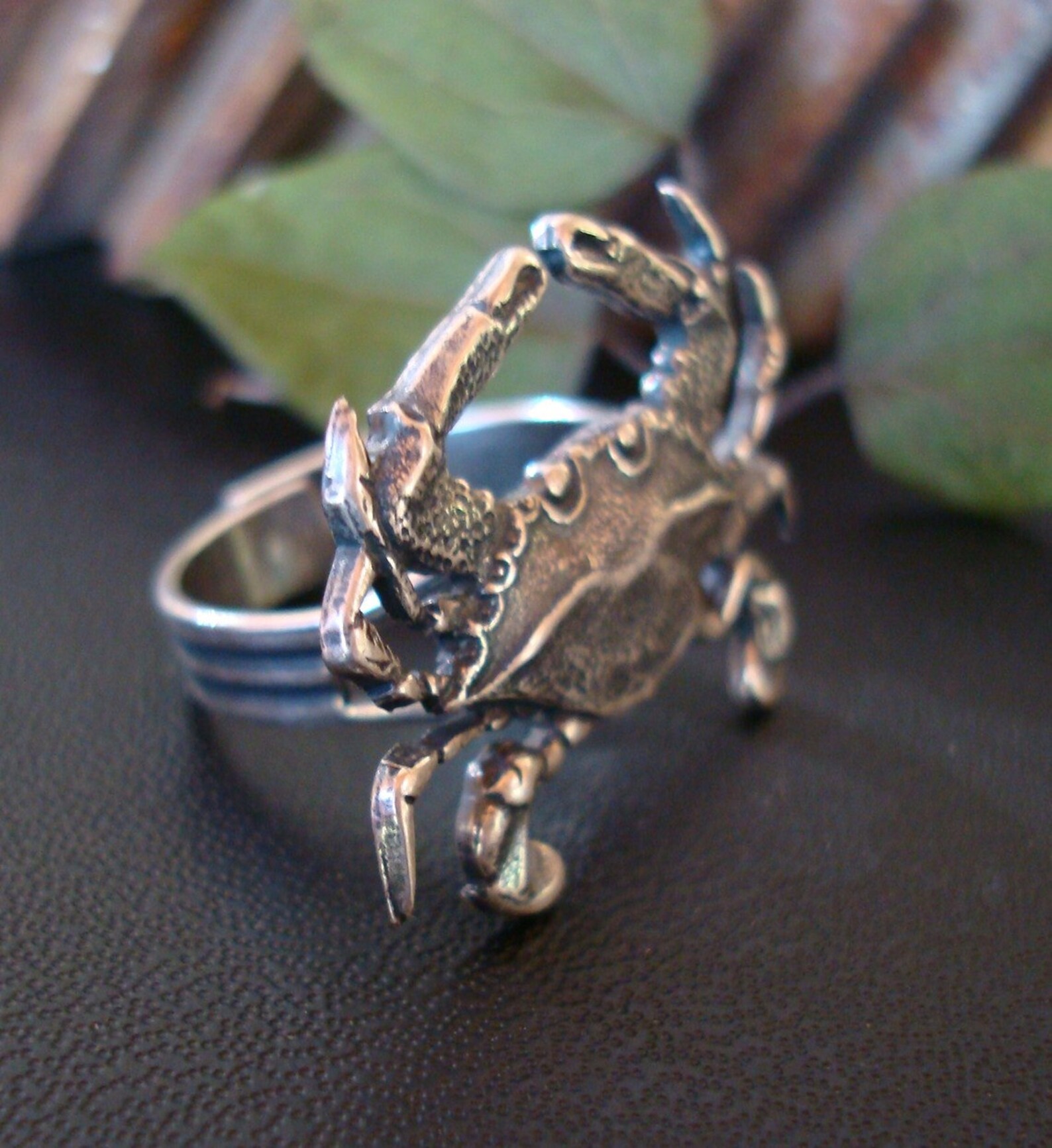 Ring Jewelry Crabs Got Them Crabs Rings That Is. Quality Etsy