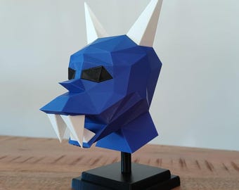 Blue H'ween Mask | A 3D Printed Oldschool Runescape Prop