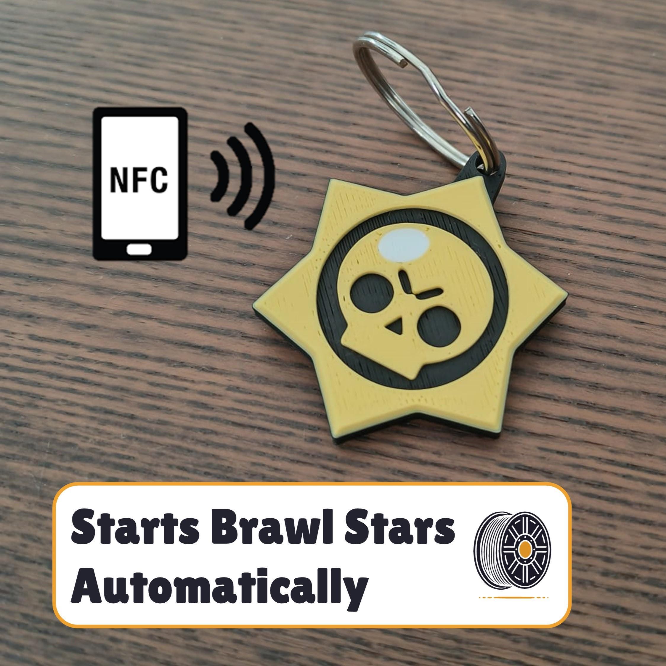 Blawl stars 2019 ワッペンバッジ Automatic Game Starting Brawl Stars Keychain | Embedded Nfc-tag - Etsy