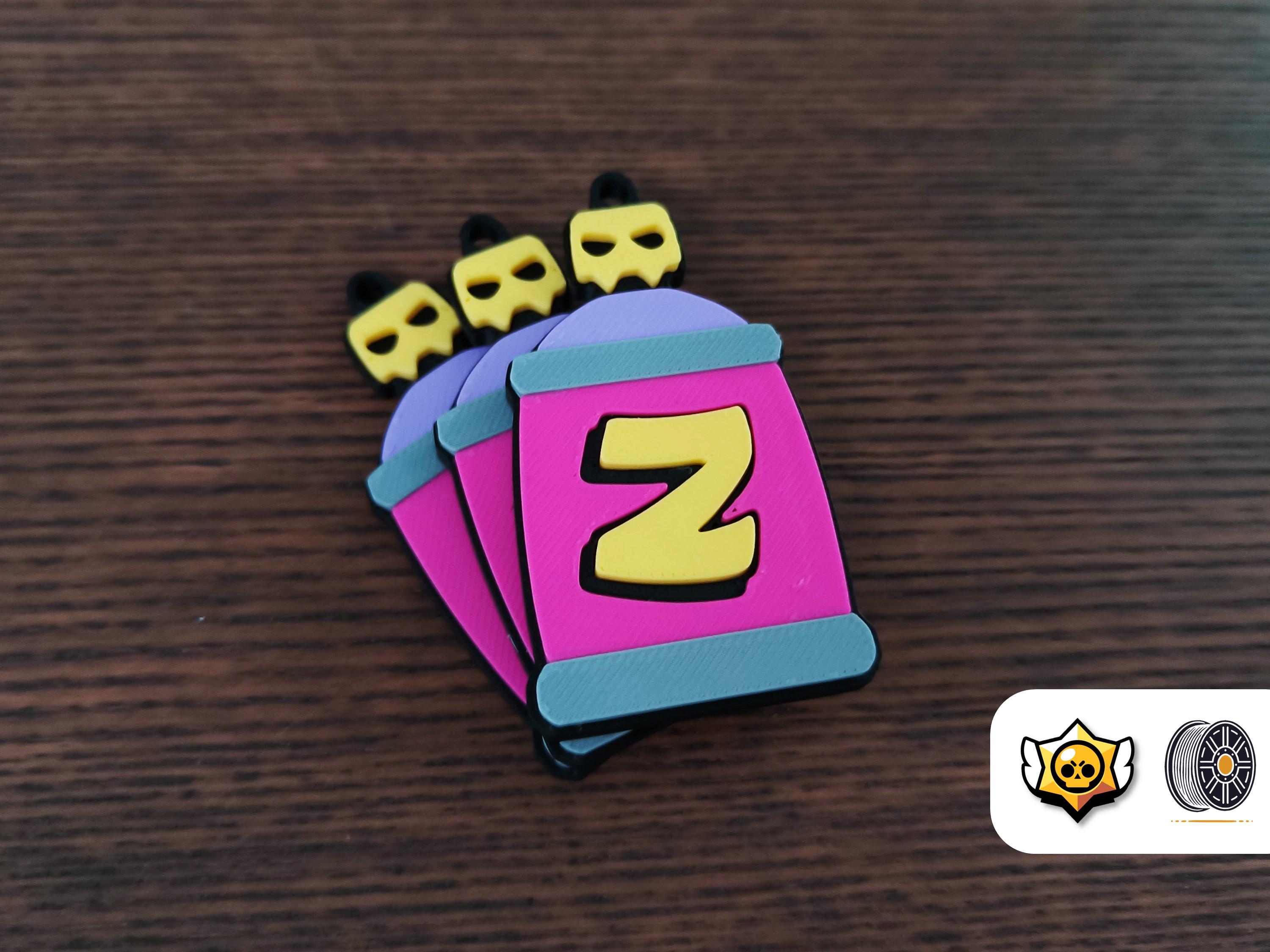 3D Printed Brawl Stars Keychains | 40+ Variants Available! - Etsy