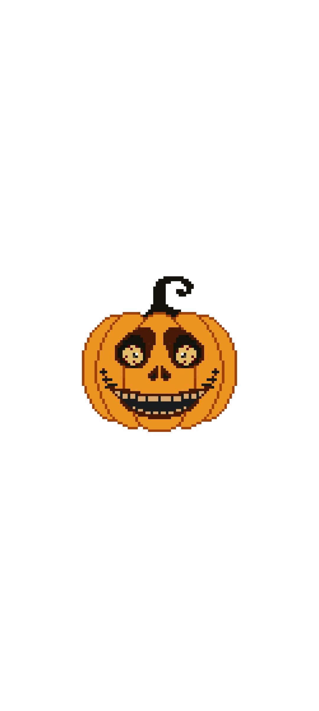 Scary Pumpkin Perler Pattern - Etsy