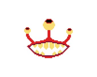 Schema perler del mostro a 3 occhi