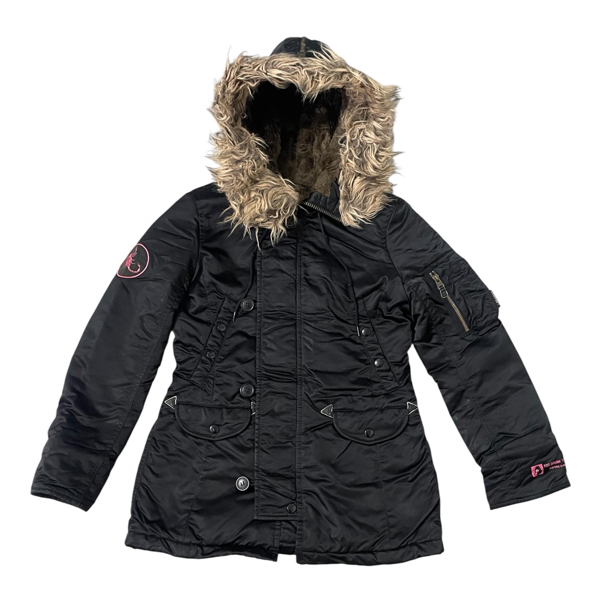 Hysteric Glamour, Hysteric Glamour N-3b Parka Fur Jacket