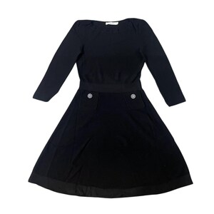 dior black dresses Christian Dior Black Knit Dress – Vintage Grace