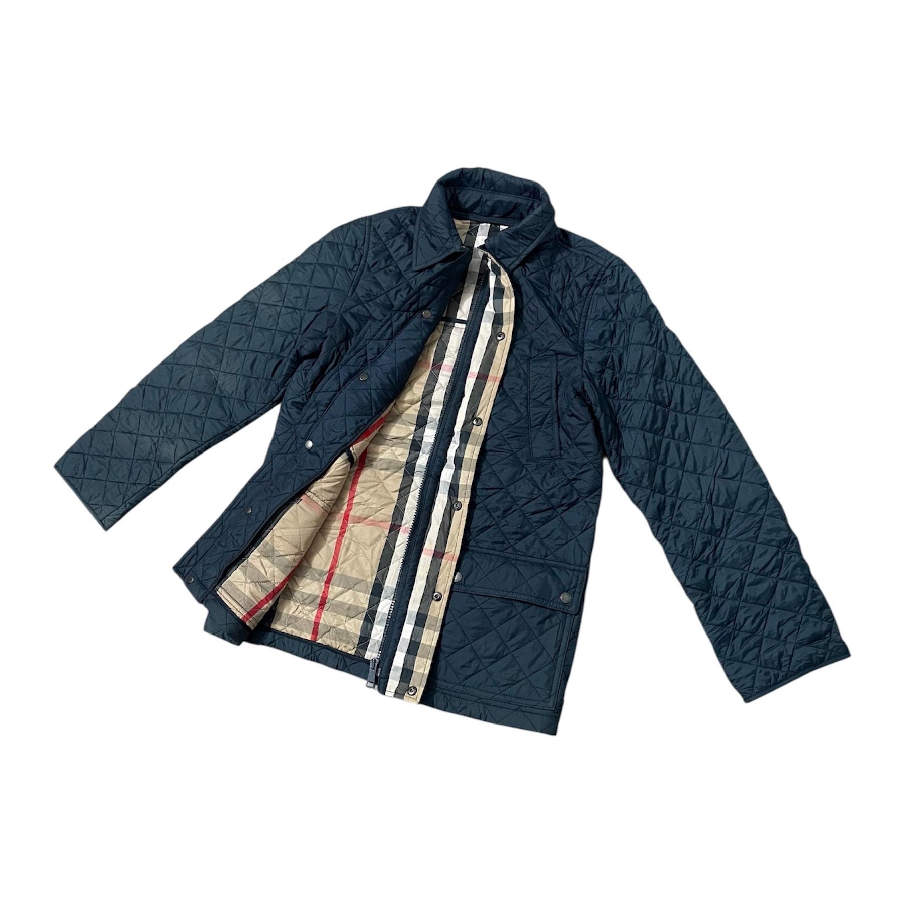 Blue Burberry Coat - Etsy