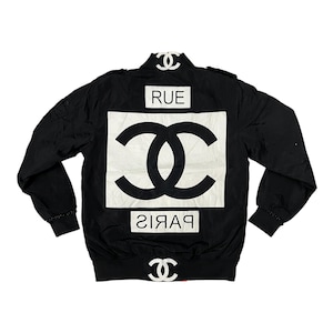 Chanel Logo Jacket - Etsy