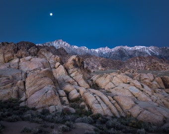 Predawn in the Alabama Hills - Fine Art Print