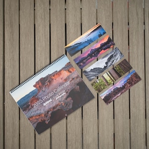 2025 Wall Calendar & Bookmarks Bundle