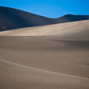Shadows on the Eureka Dunes Fine Art Print