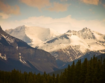 Jasper Mountains - Canada Fine Art Print