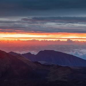 First Light at Haleakala - Fine Art Print