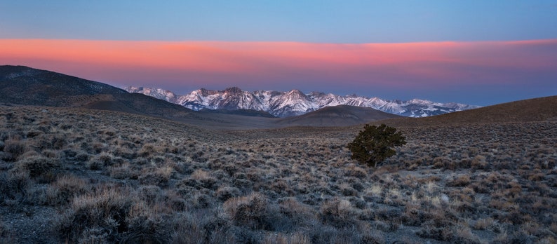 Eastern Sierra Sunrise Panoramic Fine Art Print image 1