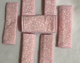 Pavlik Harness Strap Covers: Pink Floral.
