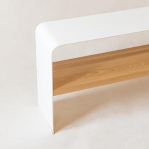 Entryway Bench - Modern Metal Shoe Rack, Stylish Storage for Shoes, Hallway Organization, Space-Saving Design