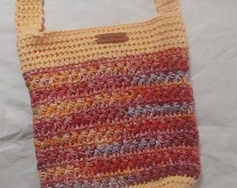 Over the shoulder crocheted bags