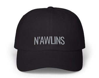 N'AWLINS Embroidered Dad Hat, New Orleans Fan Gift