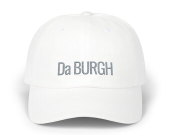 chapeau brodé da BURGH, cadeau papa Pittsburgh, chapeau Pittsburgh, cadeau homme Pittsburgh, chapeau fête des pères, chapeau de fan Pittsburgh, fierté de Pittsburgh