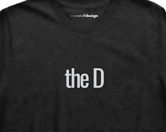 Camiseta "The D" de Detroit, camiseta gráfica de Motor City