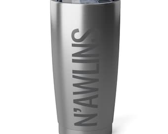 Nawlins Stainless Steel Travel Tumbler, New Orleans Souvenir