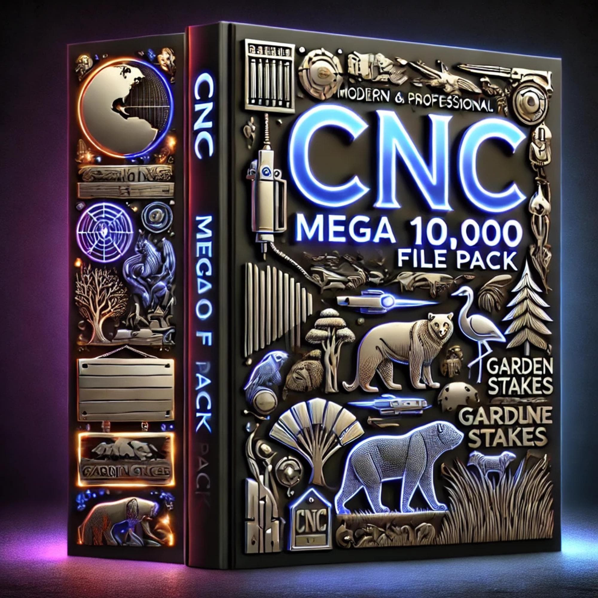 10,000 CNC Files Mega Bundle | DXF Files, Laser Cut Files, Plasma & Wood Cutting, Geometric Patterns, Metal Gate Panels | Instant Download