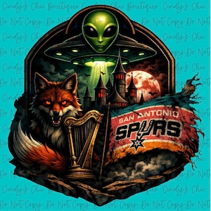 Utomjording, Räv, Slott, Harpa - Sporre