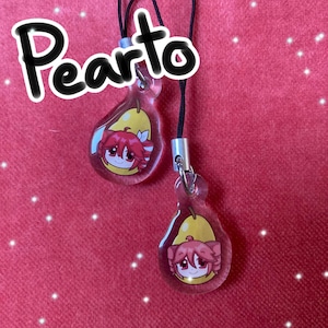 FANLOID UTAULOID Character Item Keychain Phone Charm || Pearto Kasane Teto
