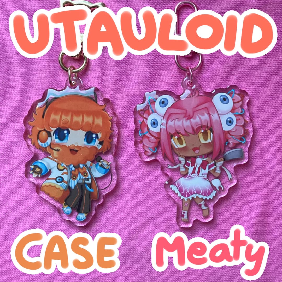 Popular UTAULOID Community Character Item Keychain Charms