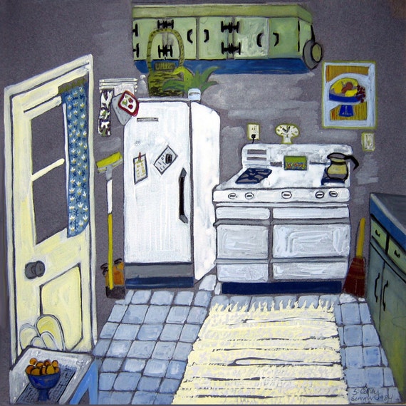 Kitchen Gift Cottage Kitchen Folk Art Kitchen Decor by Etsy