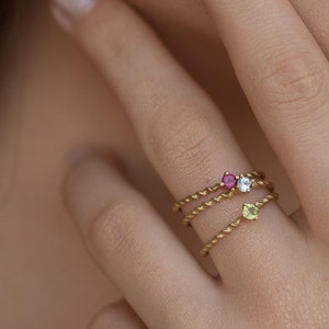 Unique Elegant and Comfortable Unisex Band Duplet Hard Wood Dark Ash and Acacia Wedding Promise Engagement Ring for Man and Woman