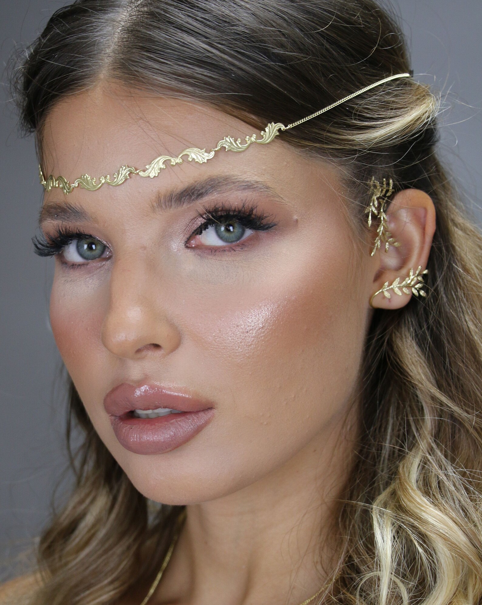 Leaves Ear Cuff Ear Jewelry Ear Climber Ear Wrap Ear Etsy